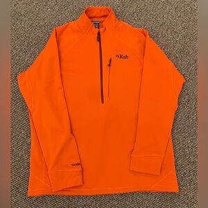 Men’s XXL Firecracker Rab Nexus 1/4 Zip Pullover  Hybrid Mid Layer Jacket